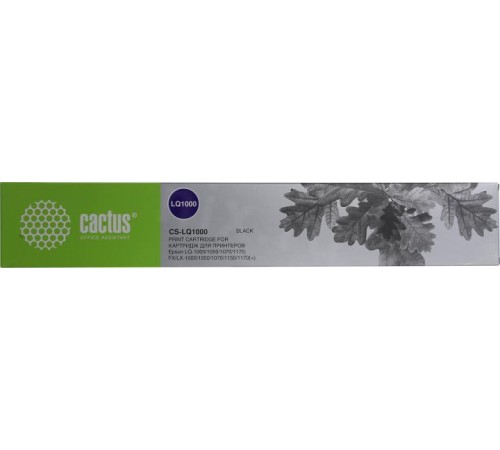 -/ Картридж матричный Cactus CS-LQ1000 C13S015020BA черный для Epson LQ-1000/1050/1070/1170/FX100/105/L