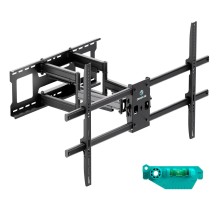 Кронштейн ONKRON/ 42-120" макс 1000*600  наклон -13°/+9° поворот ±45° Макс нагрузка 100кг, от стены 90-600мм черный