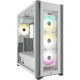 Корпус без блока питания/ Case Corsair iCUE 7000X RGB, Full-Tower, TG, 4x140mm RGB, 4xUSB-A 3.0, 1xUSB 3.2 Type-C, E-ATX, ATX, mATX, mITX White