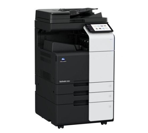 Лазерное многофункциональное устройство Konica Minolta bizhub C300i (МФУ, A3, 30 стр./мин, без крышки и ADF, без тумбы, без картриджей, без кабеля питания, запуск только инженером платно)