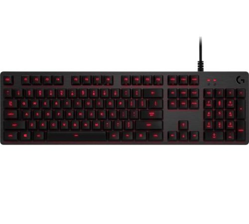Клавиатура игровая Logitech G413 CARBON ЛАТИНИЦА (без кириллицы) (механическая, красная подсветка) (арт. 920-008310, M/N: Y-U0032) Клавиатура игровая Logitech G413 CARBON ЛАТИНИЦА (без кириллицы) (механическая, красная подсветка) (арт. 920-008310, M/N: Y-U0032)