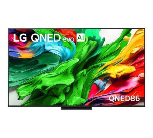 Телевизор ЖК 100'' LG/ 100", Ultra HD, Dynamic QNED Color, Local Dimming, Smart TV, WebOS, Wi-Fi, DVB-T2/C/S2, MR, 2.2 ch (40W) Dolby Atmos, 120Hz Native (VRR 144Hz), 3 HDMI, 2 USB, 1 Pole, Charcoal Black, 2025