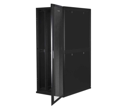 Серверный шкаф SMARTWATT Серверный шкаф Rack S-Series 42U 800x1200мм, двери с перфорацией, боковые панели 4шт и ролики в комплекте, черный (4512020620016)