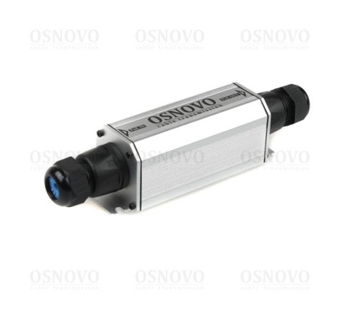 Уличный удлинитель Ethernet+PoE OSNOVO E-PoE/1GW Уличный PoE удлинитель 10M/100M/1000M Gigabit Ethernet до 500м (до 22W). Увеличение расстояния передачи данных + питание на 100м. При каскадном подключении - 2 x E-Poe/1GW: до 300м (д Уличный удлинитель Ethernet+PoE OSNOVO E-PoE/1GW Уличный PoE удлинитель 10M/100M/1000M Gigabit Ethernet до 500м (до 22W). Увеличение расстояния передачи данных + питание на 100м. При каскадном подключении - 2 x E-Poe/1GW: до 300м (д
