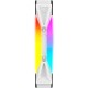 Кулер для корпуса/ Case Cooler Corsair iCUE QL140 RGB 140mm (140x140x25mm, 4-pin PWM, RGB, 50.2CFM, 26dBA, 1250RPM, White, 2pcs)