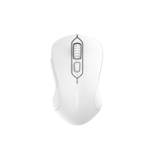 Мышь беспроводная Dareu LM115B Full White (полностью белый), DPI 800/1200/1600, подключение: ресивер 2.4GHz + Bluetooth, размер 107x59x38мм
