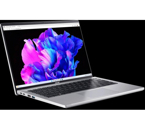 Ноутбук/ ACER Swift Go SFG14-73-77U8 14"(2880x1800 (матовый) IPS)/Intel Core Ultra 7 155H(1.4Ghz)/16384Mb/1024PCISSDGb/noDVD/Int:UMA/Cam/BT/WiFi/50WHr/war 1y/1.25kg/Silver/Win11Home Ноутбук/ ACER Swift Go SFG14-73-77U8 14"(2880x1800 (матовый) IPS)/Intel Core Ultra 7 155H(1.4Ghz)/16384Mb/1024PCISSDGb/noDVD/Int:UMA/Cam/BT/WiFi/50WHr/war 1y/1.25kg/Silver/Win11Home
