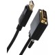 Кабель-переходник/ Кабель-переходник DisplayPort M ---> DVI M 1,8м VCOM <CG606-1.8M>
