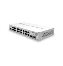 Коммутатор/ CRS326-24G-2S+IN Cloud Router Switch 24 Gigabit ports, 2 SFP+ cages and a desktop case – server room power for your home