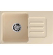 Кухонная мойка GRANFEST 680 L beige 1-чаша+крыло 681*433 мм, монтаж: врезной, материал: мрамор, цвет: бежевый