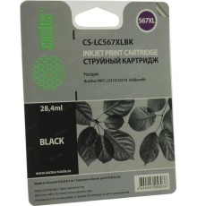 -/ Картридж струйный Cactus CS-LC567XLBK черный (28.4мл) для Brother MFC-J2510
