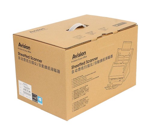 AD230U Документ-сканер, цветной, двусторонний, 40 стр./мин, ADF 100, A4, USB 2.0, нагрузка 6000 стр./день/ AD230U, Document scanner, A4, duplex, 60 ppm, ADF 100, USB 2.0