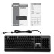 Механическая игровая клавиатура SVEN KB-G9700 (104 кл,+12Fn,RED switch, RGB, мет, корпус)