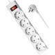 Сетевой фильтр ILS 355 3 м, белый, 5 розеток/ Surge protector Defender ILS 353 3m, white, 5 outlets