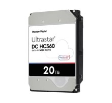 Жесткий диск Western Digital Ultrastar DC HС560 HDD 3.5" SATA 20TB, 7200 rpm, 512MB buffer, 512e, 0F38785, 1 year
