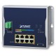 коммутатор/ PLANET WGS-5225-8P2S IP30, IPv6/IPv4, L2+ 8-Port 10/100/1000T 802.3at PoE + 2-Port 1G/2.5G SFP Wall-mount Managed Switch (-40~75 degrees C, dual power input on 48-56VDC terminal block and power jack, ERPS Ring, 1588, Modbus TCP, ONVIF, SNMPv3,