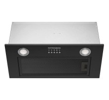 Встраиваемая вытяжка Kuppersberg/ Встраиваемая вытяжка Kuppersberg, High-Tech, 60 см, механическое управление, обратный клапан, 3 скорости, 780 м3/ч, периметральное всасывание, угольный фильтр KF-SC 2 (опция), уровень шума 62 дБ, цвет черный