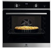 Встраиваемый духовой шкаф/ Встраиваемый духовой шкаф с паром, 60 см, каталитическая очистка, 72 л, 8 режимов,цвет-нержавеющая сталь,направляющие проволочные + телескопические (1 уровень)