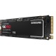 Твердотельные накопители/ Samsung SSD 980 PRO, 1000GB, M.2(22x80mm), NVMe 1.3c, PCIe 4.0 x4, 3-bit MLC, R/W 7000/5000MB/s, IOPs 1 000 000/1 000 000, DRAM buffer 1024MB, TBW 600, DWPD 0.33, with Heatsink (12 мес.)