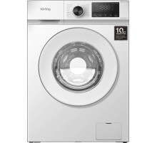 Стиральная машина с паром KORTING/ Стиральная машина с паром KORTING, узкая, глубина 45 см, загрузка 7 кг, 15 программ, 1200 об/мин, сенсорное управление, LED дисплей, инверторный мотор, энергоэффективность А+++, цвет белый