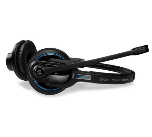 Гарнитура EPOS IMPACT MB Pro 2 UC ML, двусторонняя беспроводная гарнитура Bluetooth, подставка и Bluetooth USB-адаптер в комплекте (Sennheiser MB PRO 2 UC ML, 506046)