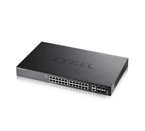 Коммутатор L3 Access коммутатор Zyxel NebulaFlex Pro XGS2220-30, rack 19", 24xRJ-45: 1G, 2xRJ-45: 1/2.5/5/10G, 4xSFP+