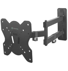 Кронштейн ONKRON/ 17-43'' макс 200*200 мм, 2 колена, наклон -+ 8º, поворот: 180°, от стены 65-448 мм, макс вес 35кг, черный