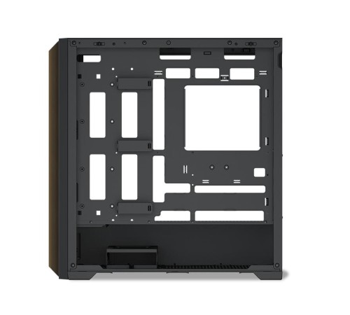 Корпус ПК без блока питания/ Case SAMA Z60 Black, Midi-Tower, TG, 4x140mm ARGB, 2xUSB 3.0 + 1xUSB 3.1 Type-C, E-ATX, ATX, mATX, mITX Black