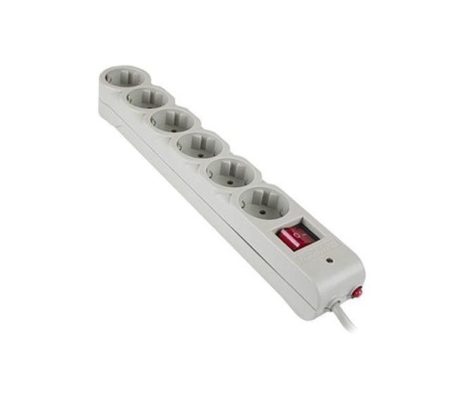 Сетевой фильтр Defender DFS 603 3 м, 6 розеток/ Surge Protector Defender DFS 603 3m, 6 outlets