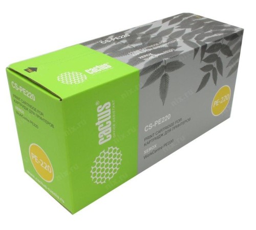 -/ Картридж лазерный Cactus CS-PE220 013R00621 черный (3000стр.) для Xerox WorkCentre PE220
