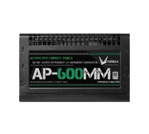 блок питания Formula V Line AP-600MM, 600W, APFC, 80+, 12cm Fan блок питания Formula V Line AP-600MM, 600W, APFC, 80+, 12cm Fan