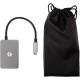 Кабель-концентратор/ Кабель-концентратор USB 3.1 Type-Cm --> 4 port USB3.0(f) Aluminum Shell VCOM <DH310B>
