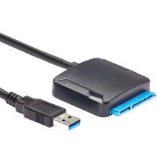 Кабель-адаптер/ Кабель-адаптер USB3.0 ---SATA III 2.5/3,5"+SSD, VCOM <CU816>