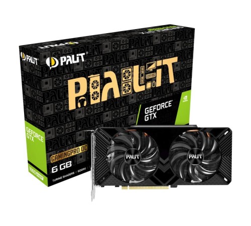 Видеокарта Palit GTX1660SUPER Gaming Pro OC 6G GDDR6 192bit DVI HDMI DP (Вскрытая упаковка) Видеокарта Palit GTX1660SUPER Gaming Pro OC 6G GDDR6 192bit DVI HDMI DP (Вскрытая упаковка)