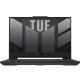 Ноутбук/ ASUS TUF F15 FX507VI-LP096 15.6"(1920x1080 (матовый, 144Hz) IPS)/Intel Core i7 13620H(2.4Ghz)/16384Mb/512PCISSDGb/noDVD/Ext:nVidia GeForce RTX4070(8192Mb)/Cam/BT/WiFi/90WHr/war 1y/2.2kg/Mecha Gray/DOS