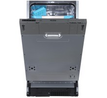 Встраиваемая посудомоечная машина Korting/ Узкая, Полновстр., 45 см, 10 компл., А++/A/A, Электронное управление, индикаторы белого цвета Cold White, 5 программ, Активная сушка, Отложенный старт 3/6/9 часов, Разбрызгиватели S-Form,   Регулировка высоты кор