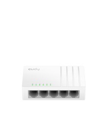 Коммутатор/ 5-Port 10/100 Mbps Desktop Switch, 5 10/100M RJ45 Ports, Loop Detection, Desktop Plastic Case, Power Saving, Plug & Play