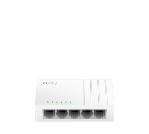 Коммутатор/ 5-Port 10/100 Mbps Desktop Switch, 5 10/100M RJ45 Ports, Loop Detection, Desktop Plastic Case, Power Saving, Plug & Play