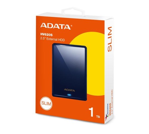 Внешний накопитель Внешний HDD 1TB USB 3.2 Gen 1 (USB 5Gbps) COLOR BOX синий