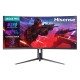 Монитор Hisense/ 34"/3440x1440, изогнутый, VA, 21:9, матовое/антибликовое, 180Гц, время отклика 1мс, 280кд/м2, 4000:1, HDR 400, DisplayPort, HDMIх2, разъем для наушников 3.5мм