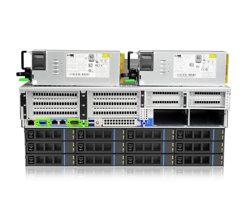 Серверная платформа/ Gooxi SL401-D36RE-G3  4U, 2xLGA4189 ; 32x DDR4; 36x 3.5"(2.5") SATA/SAS , 12Gb/s SAS expander (24+12) ; 2x 2.5" rear SAS/SATA; 2x 2.5" rear NVMe ; 2х M.2 NVMe 2280  ;  2xPCIe 4.0x16;  4xPCIe 4.0 x8 ;  OCP3.0 ; 2x 1