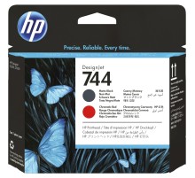 Печатающая головка/ HP 744 Matte Black & Red Printhead
