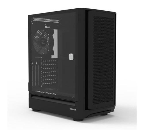 корпус ZALMAN i6, EATX, BLACK, FRONT MESH, WINDOW, 2x3.5", 3x2.5", 1xUSB2.0, 1xUSB3.0, 1xUSB Type C, FRONT 3x140mm RGB LED, REAR 1x140mm RGB LED (незначительное повреждение коробки)