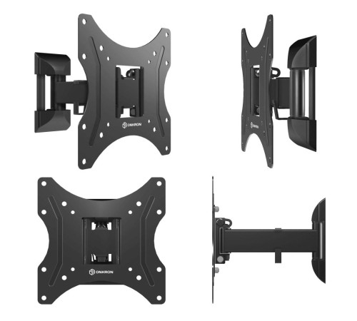 ONKRON кронштейн для телевизора 17"-43" наклонно-поворотный, чёрный M2S ONKRON кронштейн для телевизора 17"-43" наклонно-поворотный, чёрный M2S