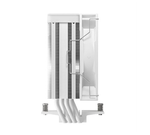 Кулер для процессора DEEPCOOL AG400 WH ARGB V2 LGA1851/1700/1200/115X/AM5/AM4 (18шт/кор, TDP 220W, PWM, ARGB Fan 120mm, 4 тепл. трубки, белый) RET (R-AG400-WHAMMN-GJD)