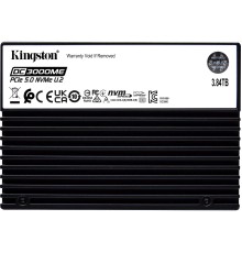 Твердотельный накопитель/ Kingston SSD DC3000ME 3840GB, U.2(2.5" 15mm), NVMe, PCIe Gen 5x4, 3D TLC, R/W 14000/5800MB/s, IOPs 2 700 000/300 000, TBW 7008, DWPD 1 (12 мес)