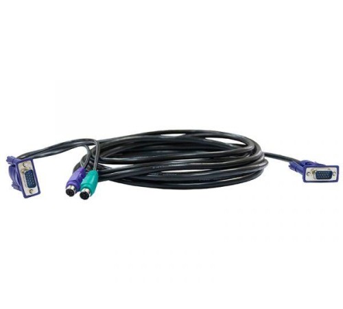 Кабель/ DKVM-CB/1.2M/B1 KVM Cable with VGA and 2xPS/2 connectors for DKVM-4K/B, 1.2m Кабель/ DKVM-CB/1.2M/B1 KVM Cable with VGA and 2xPS/2 connectors for DKVM-4K/B, 1.2m