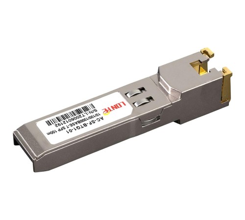 Трансивер/ 10/100/1000BASE-T copper SFP, 100m, RJ45
