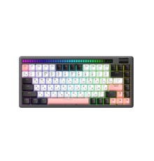 Клавиатура механическая беспроводная Dareu A84 Pro White-Black (белый, черный), 84 клавиши, switch BlueSky V3 (linear), подсветка RGB, подключение проводное+Bluetooth+2.4GHz, аккумулятор 2000mAh