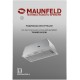 Кухонная вытяжка MAUNFELD/ Кухонная вытяжка MAUNFELD THAMES 601PM, полновстраиваемая , 3 скорости, 850 м3/ч, механическое управление, энергоэффективность В, уровень шума 44 дБ, нержавеющая сталь